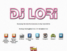 Tablet Screenshot of djlori.com